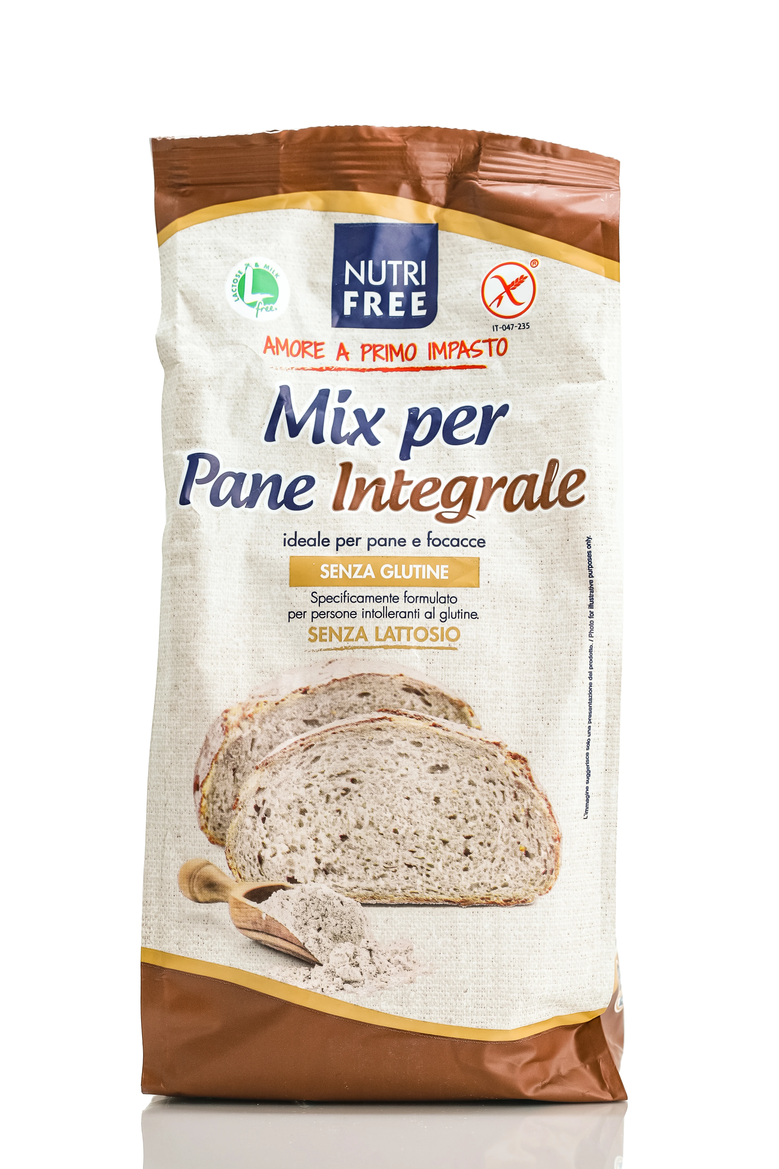 Gotova smeša za hleb Mix per Pane Integrale (sert. bez glutena) 1 kg  Nutrifree